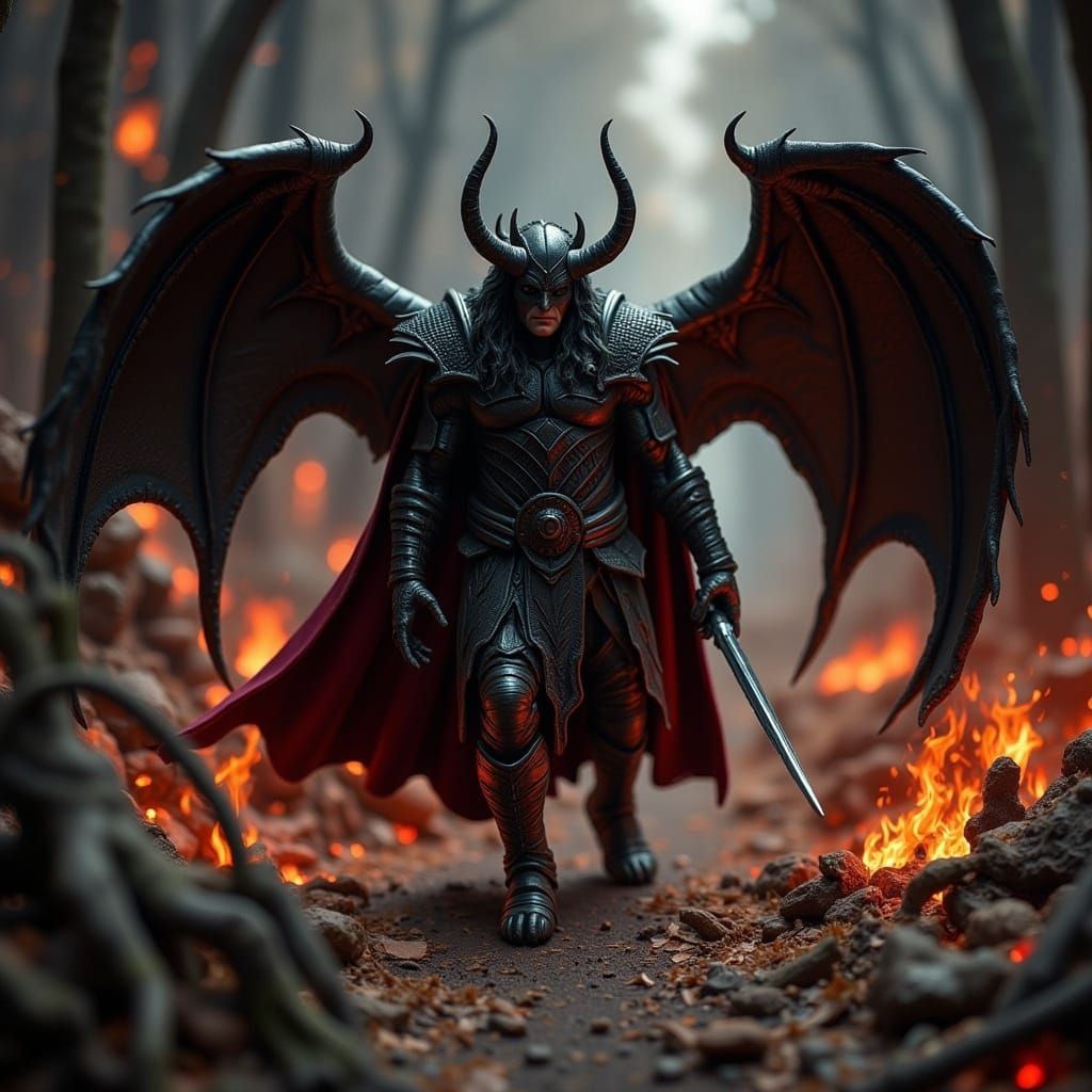 <lora:Diorama Trauma:0.6> Mordor