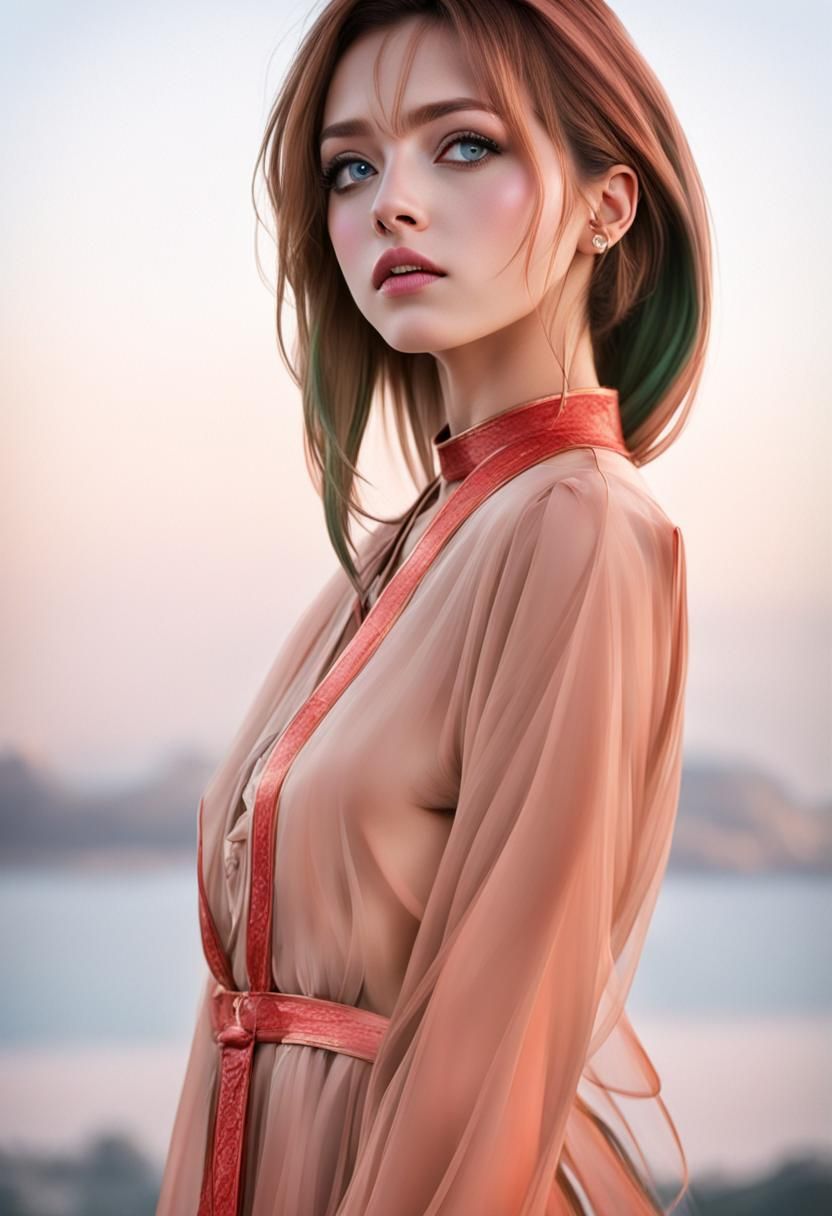 angle beautiful girl