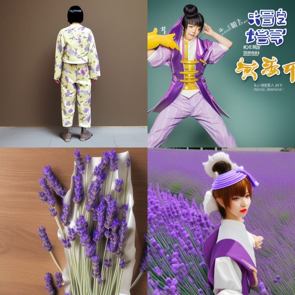 Honey lavender character Genshin Impact style