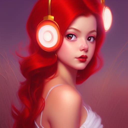 Glowing Headphones