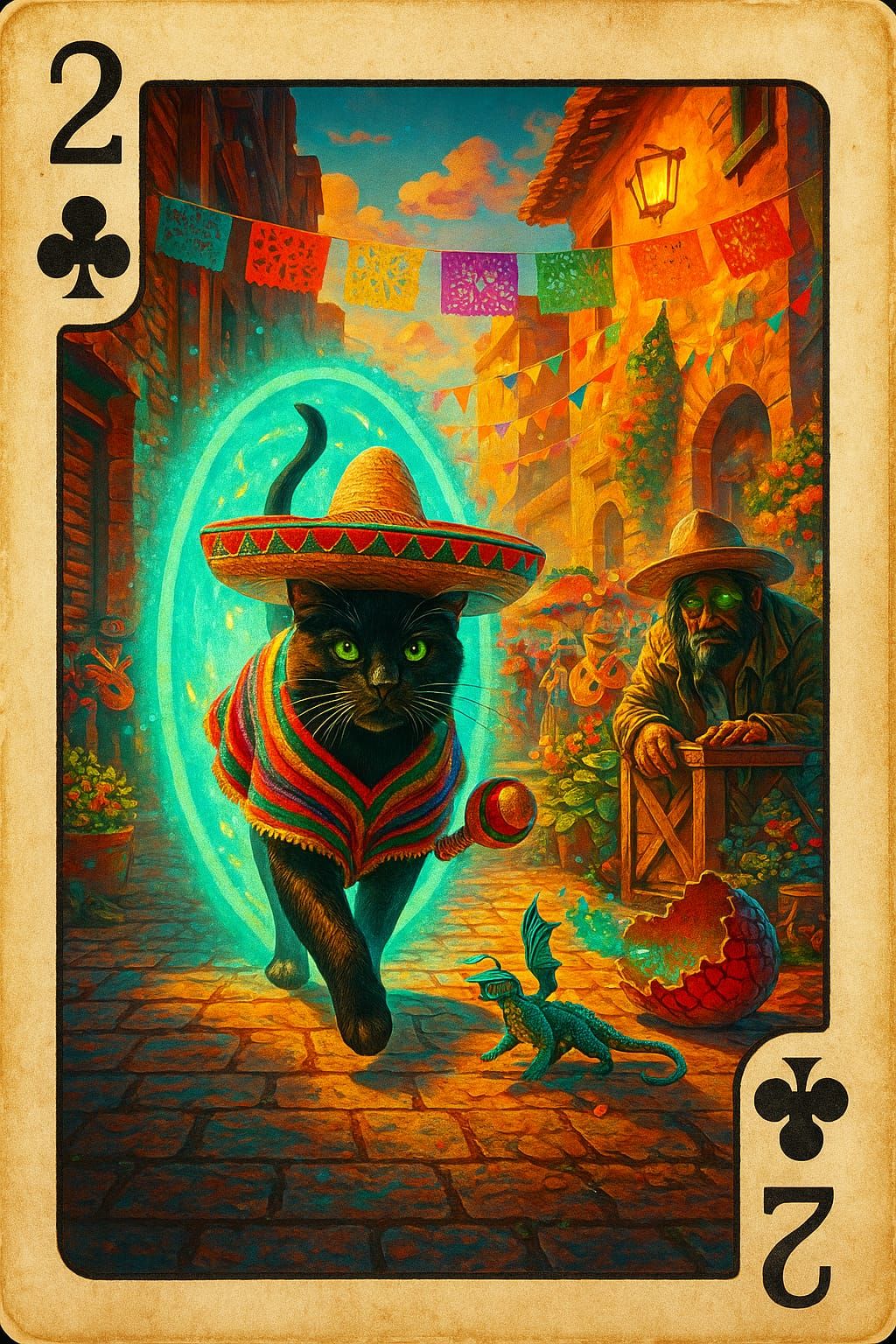2 of Clubs Albus have fun at Cinco De Mayo! Oh bring back so...