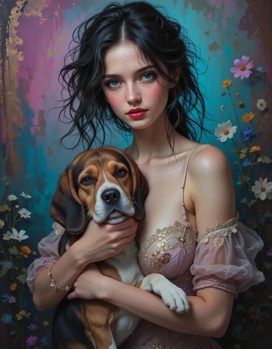 With My friend Beagle 🐶😊😜