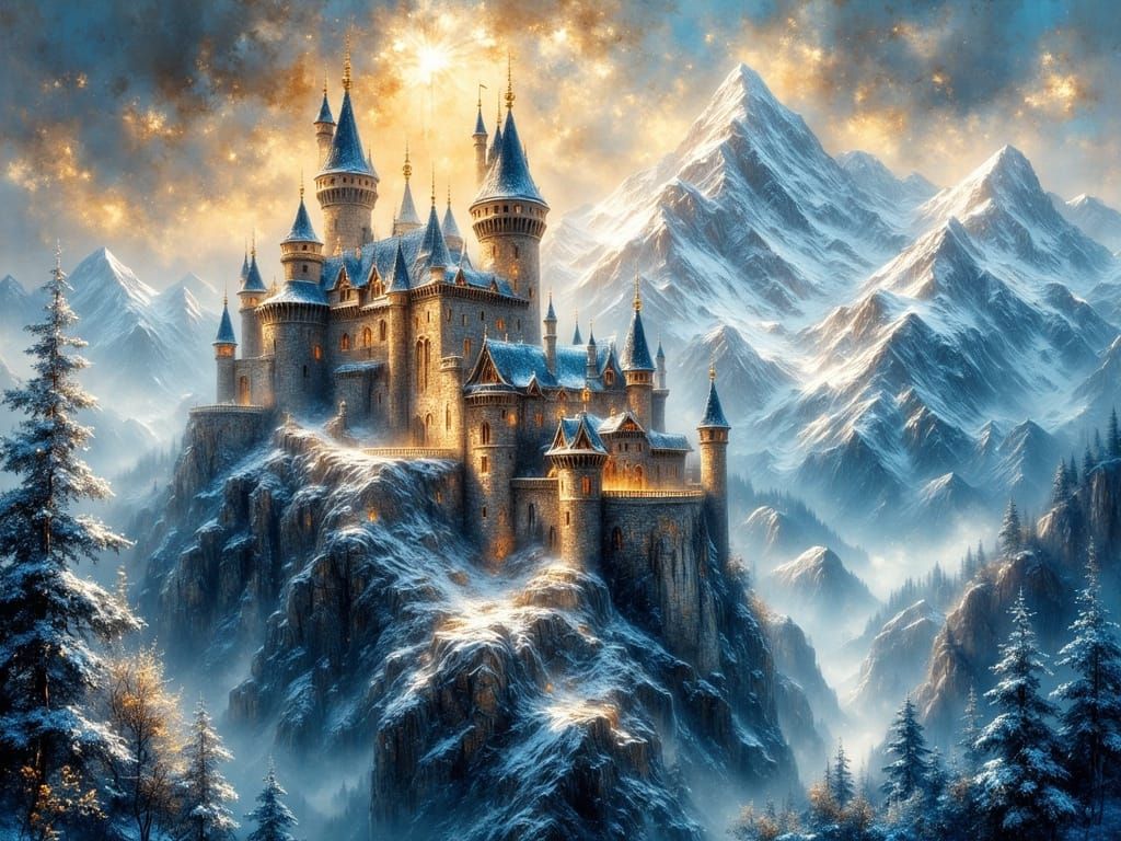 Castle in the sky  by @Croc lover