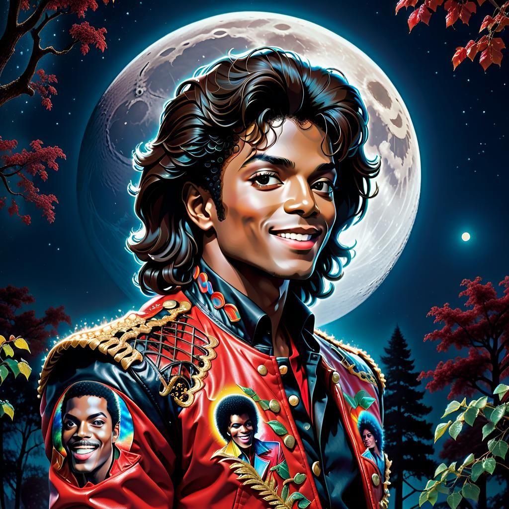 Young black Michael Jackson - AI Generated Artwork - NightCafe Creator