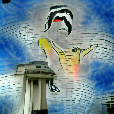 wembley fredie mercury art