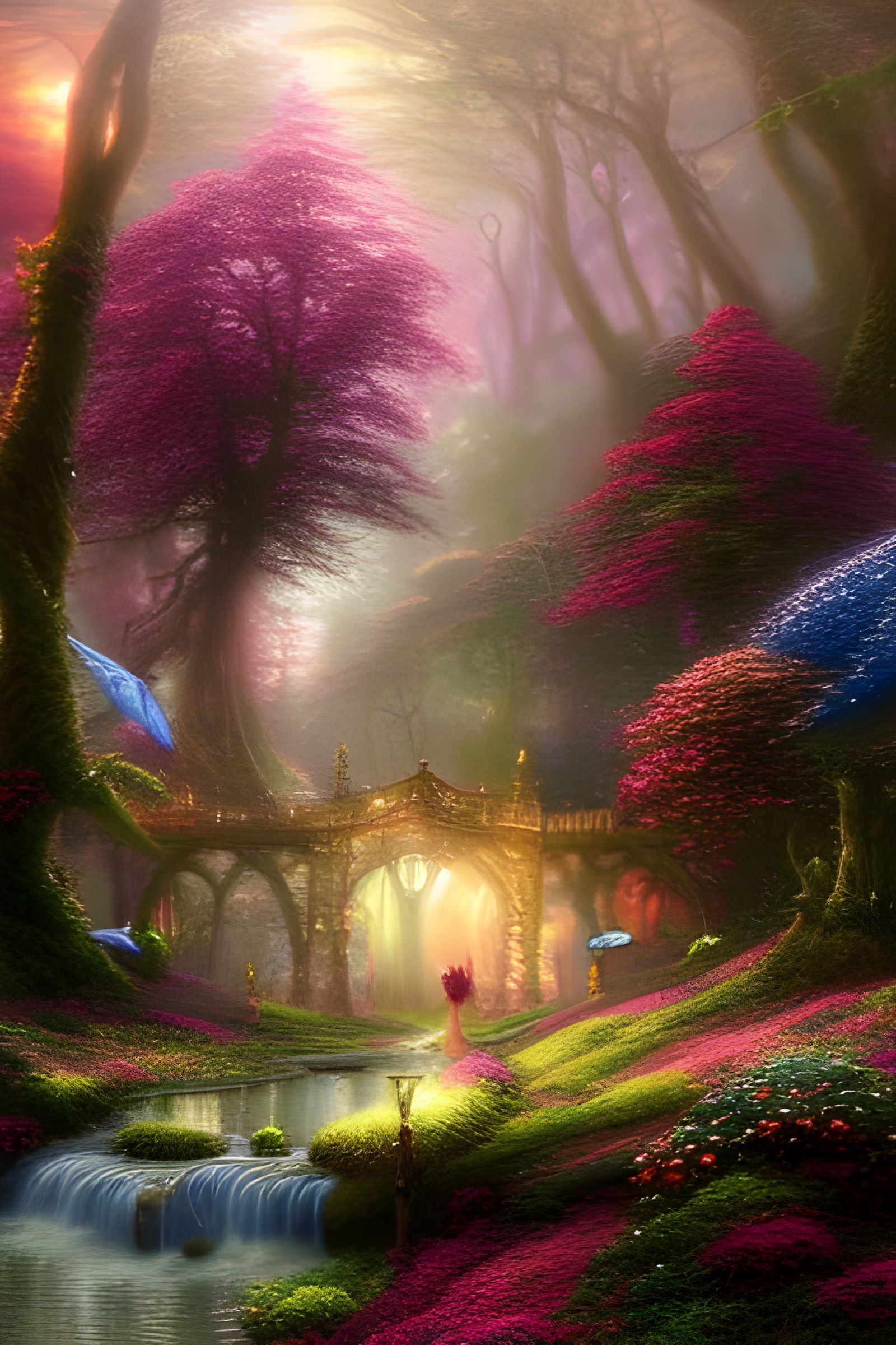 Utopian Garden - AI Generated Artwork - NightCafe Creator