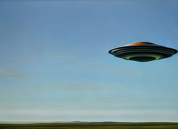 flying saucer ufo's flying over the super bowl Zdzisław Beks...