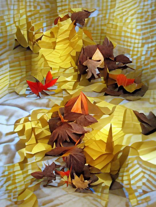 Origami Leaves
