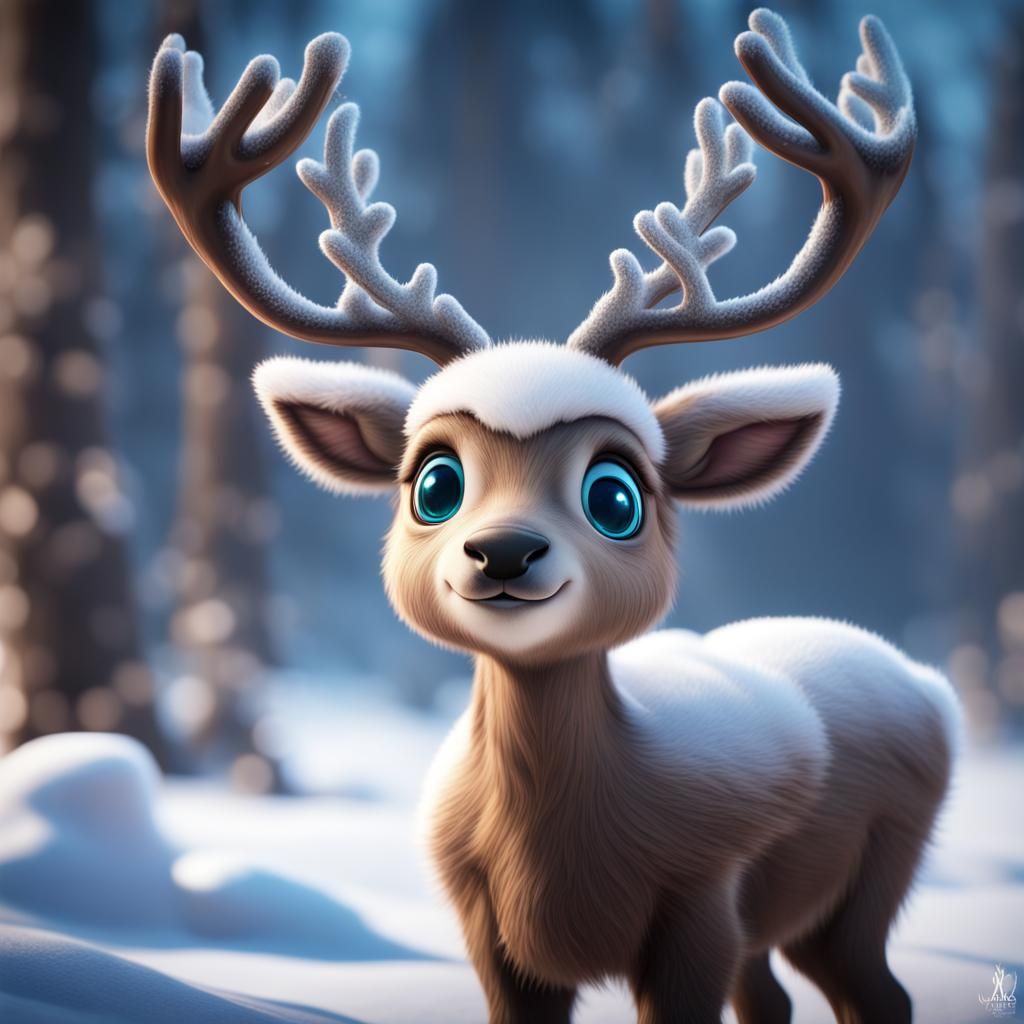 Baby Reindeer AI Generated Artwork NightCafe Creator   2U3xh4kaVoFJk59nlDpW  1  Woalp 