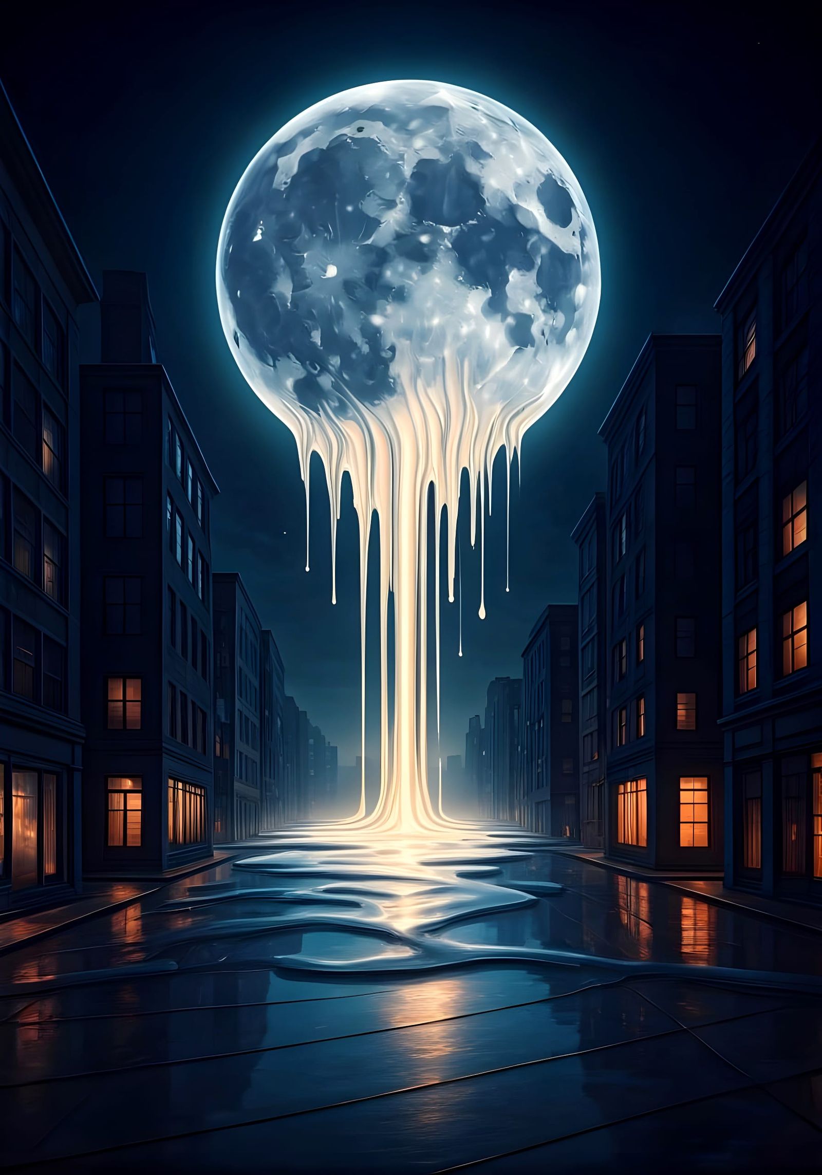 The Rare Melty Moon  by @Jerri Bee