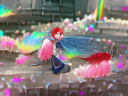 Weird fairy hummingbird thing