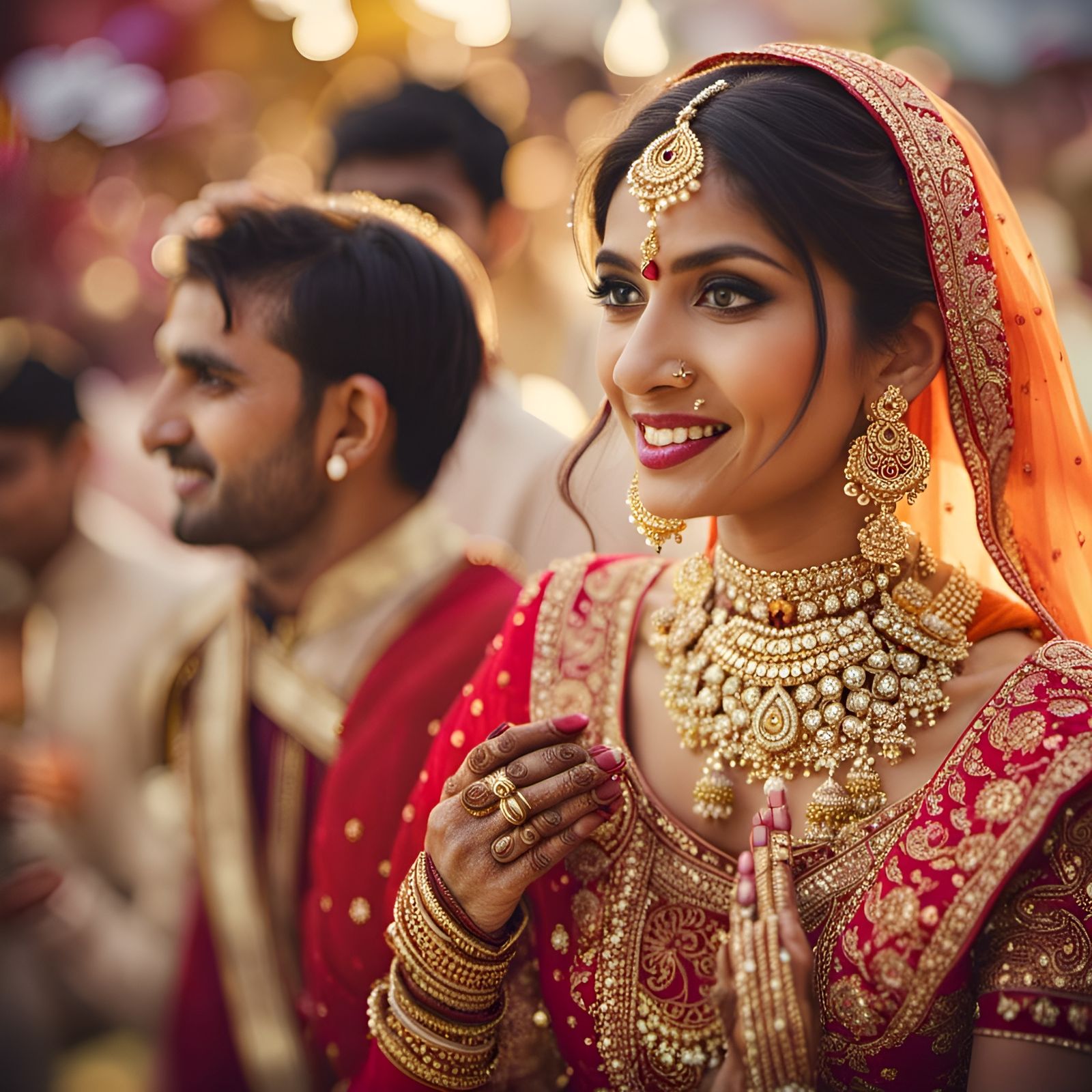 Indian wedding  by @Cel