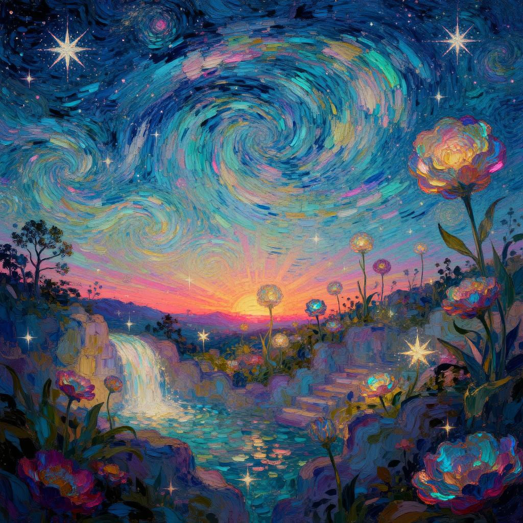 Fairy Lake at Night.