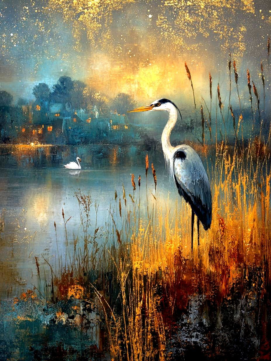 Silent Watcher of Dusk  by @HappyPerson 