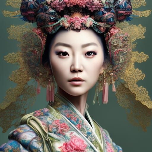 Asian Lady - AI Generated Artwork - NightCafe Creator