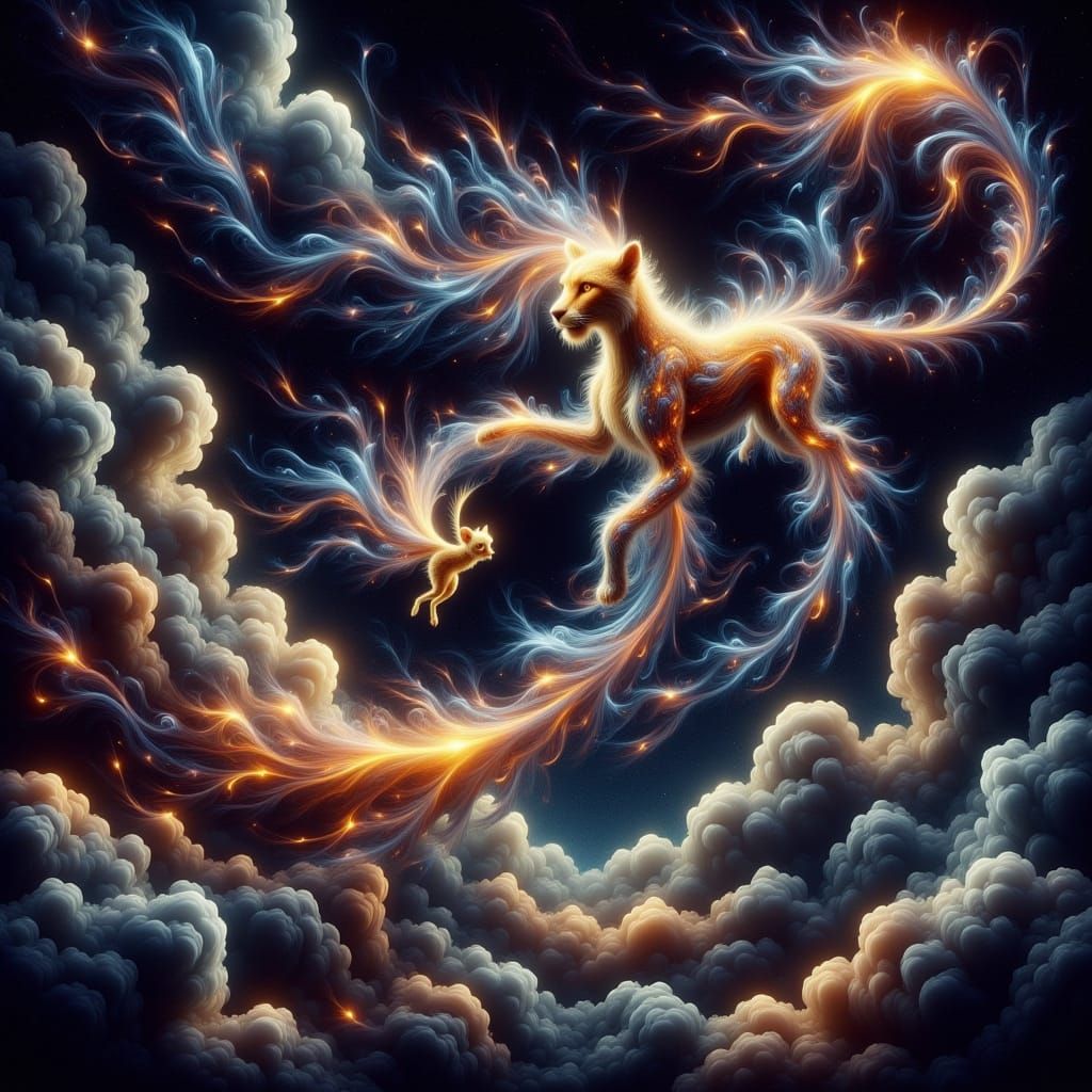 Prompt fail that turned out cool - Cosmic Cheetah Mother and...