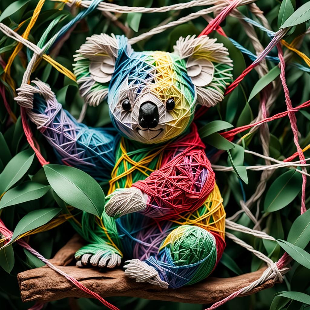 A koala bear   by @Juliako