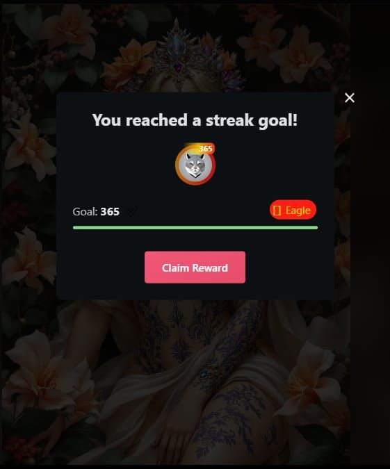 Yay!!! Full year streak!!!
