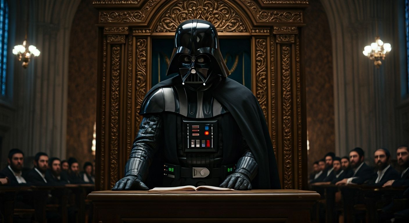 Darth Vader Teaches Gemara in Cinematic Style