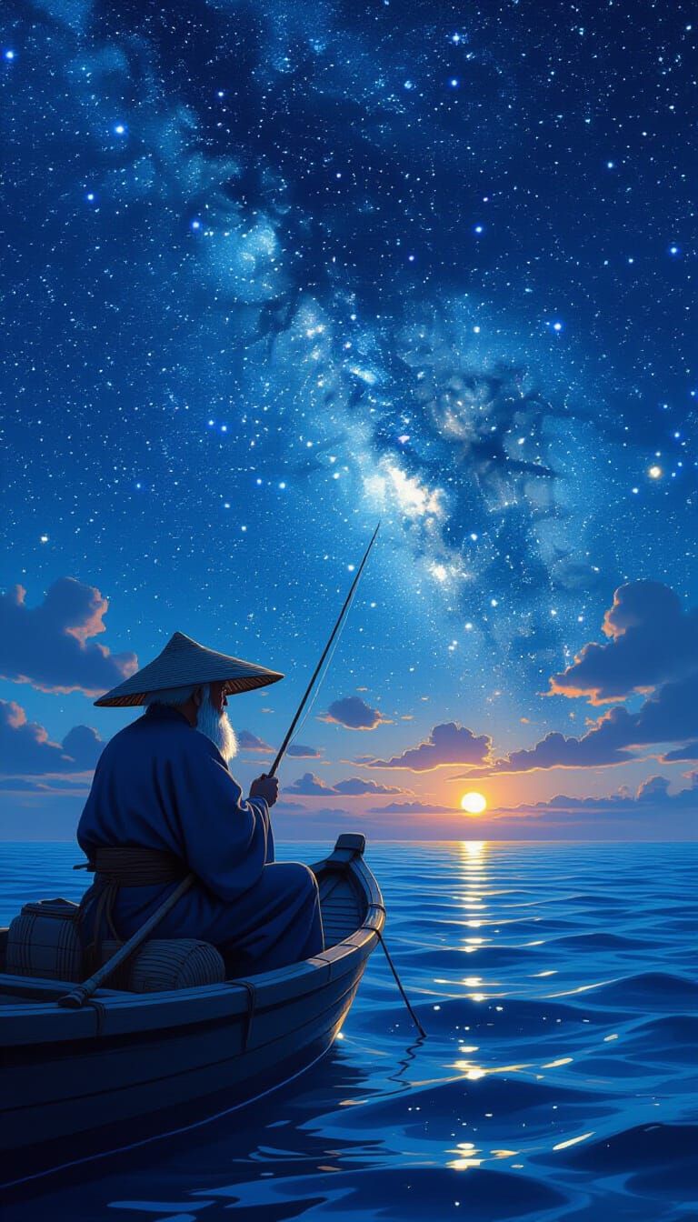 Fisherman's starry eyed dream  by @iAmDaddyRandy