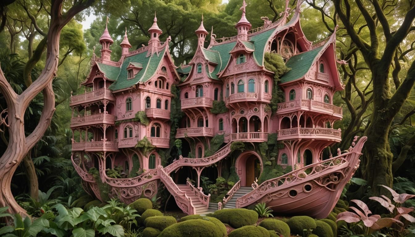 Pink Jungle House