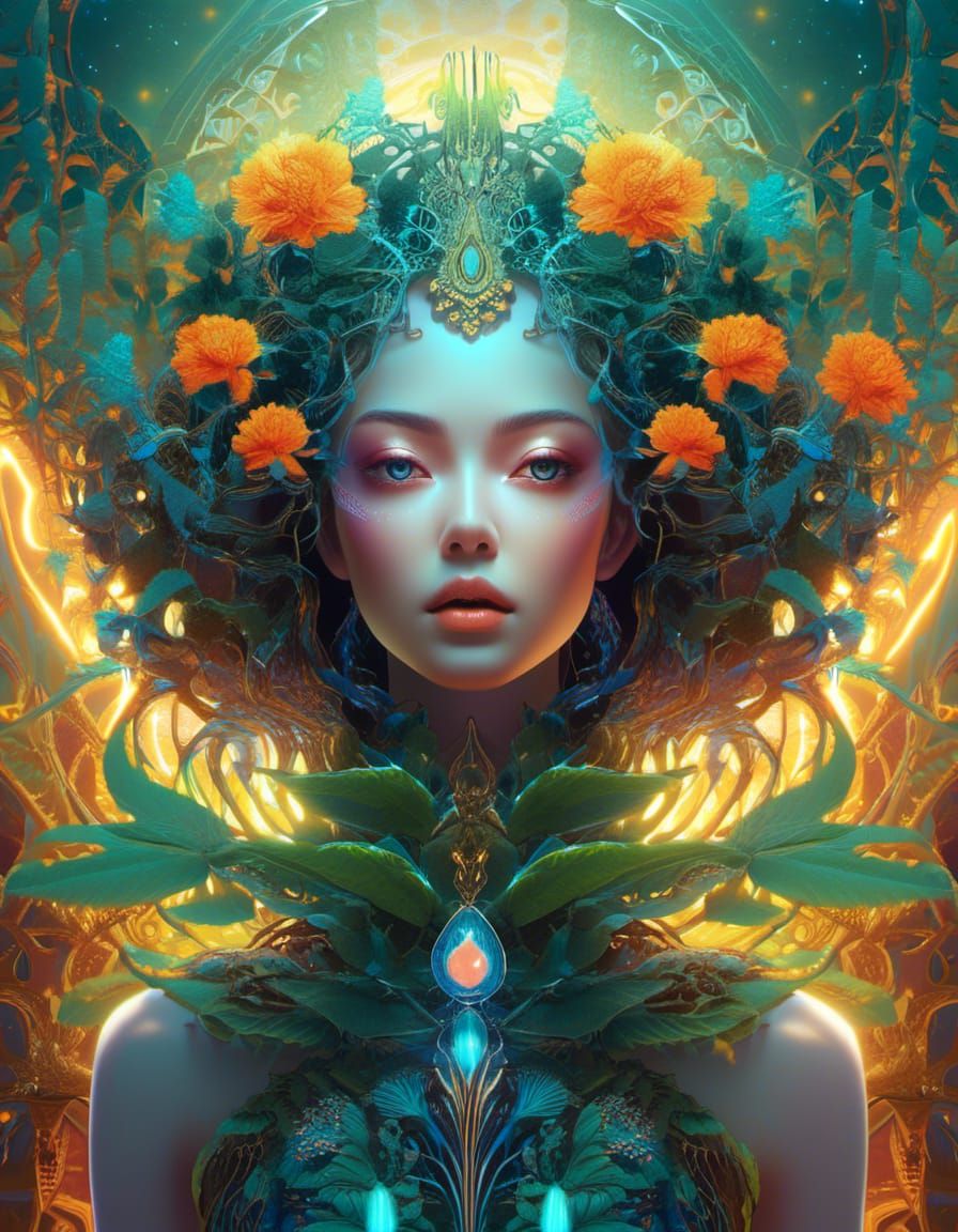 Goddess of nature - AI Generated Artwork - NightCafe Creator