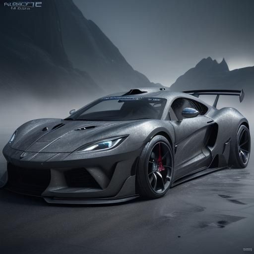 iced-out sport car