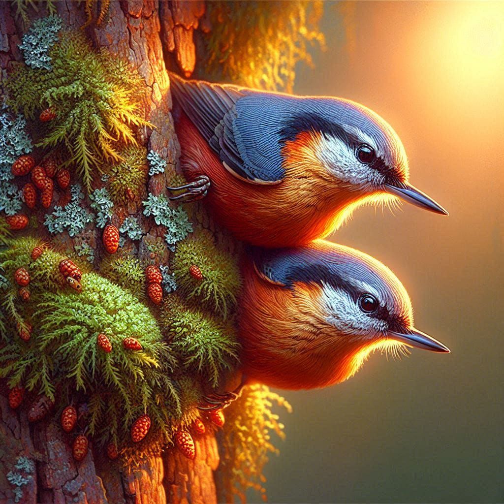 Red Breasted Nuthatches