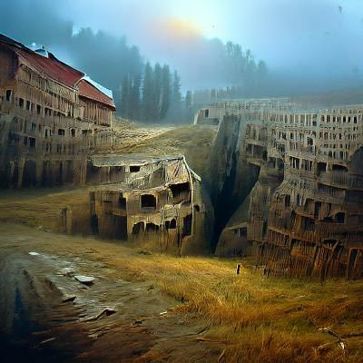 Abandon mining town