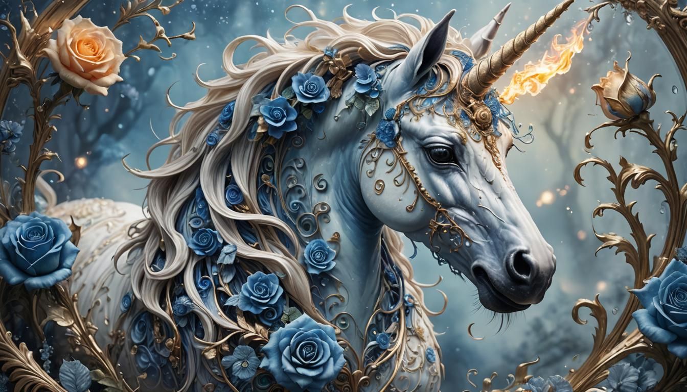 Porcelain unicorn