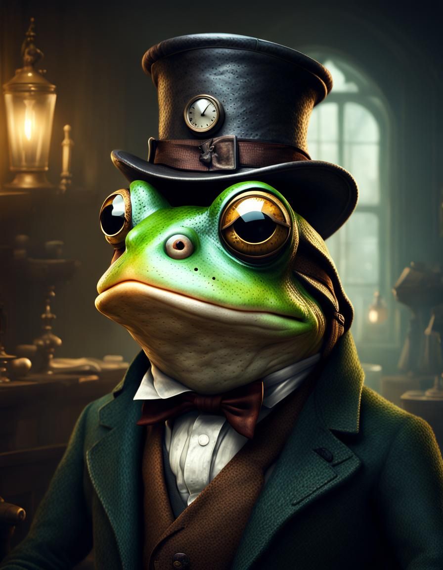 Mr. Frog  by @Diane
