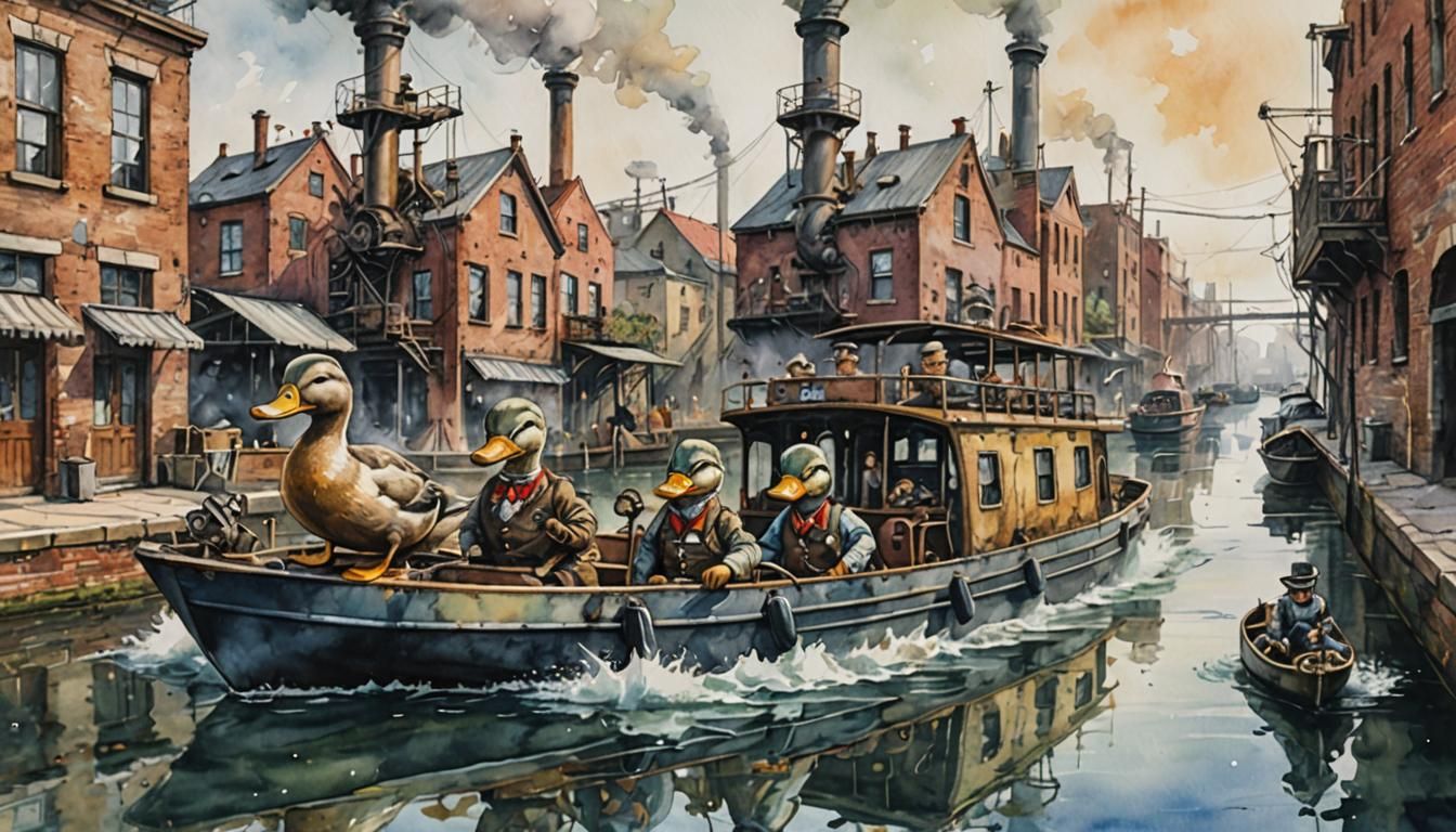 Adventures in Steamduckland  by @Simon Bridge