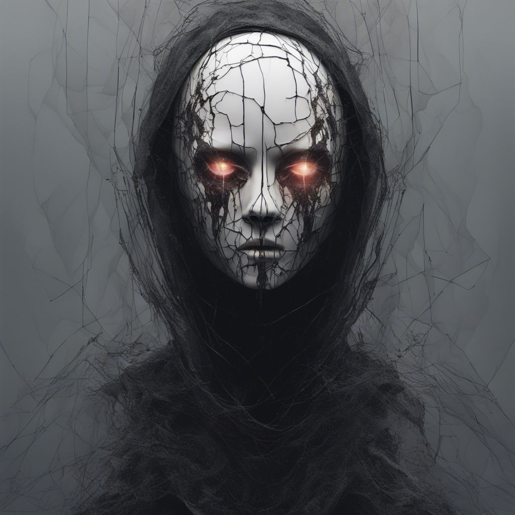 Fractured Porcelain Mask