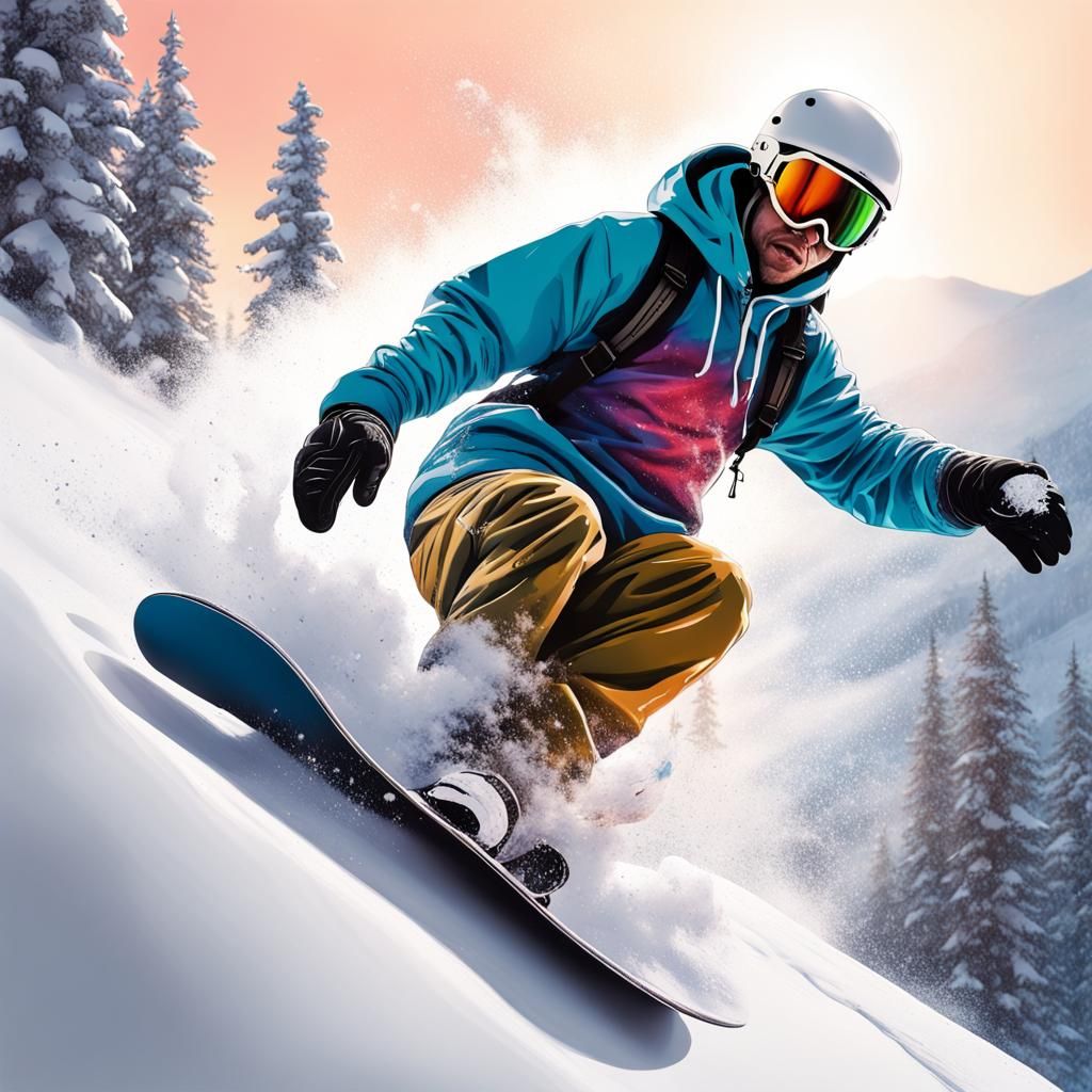 Speeding Down The Slopes