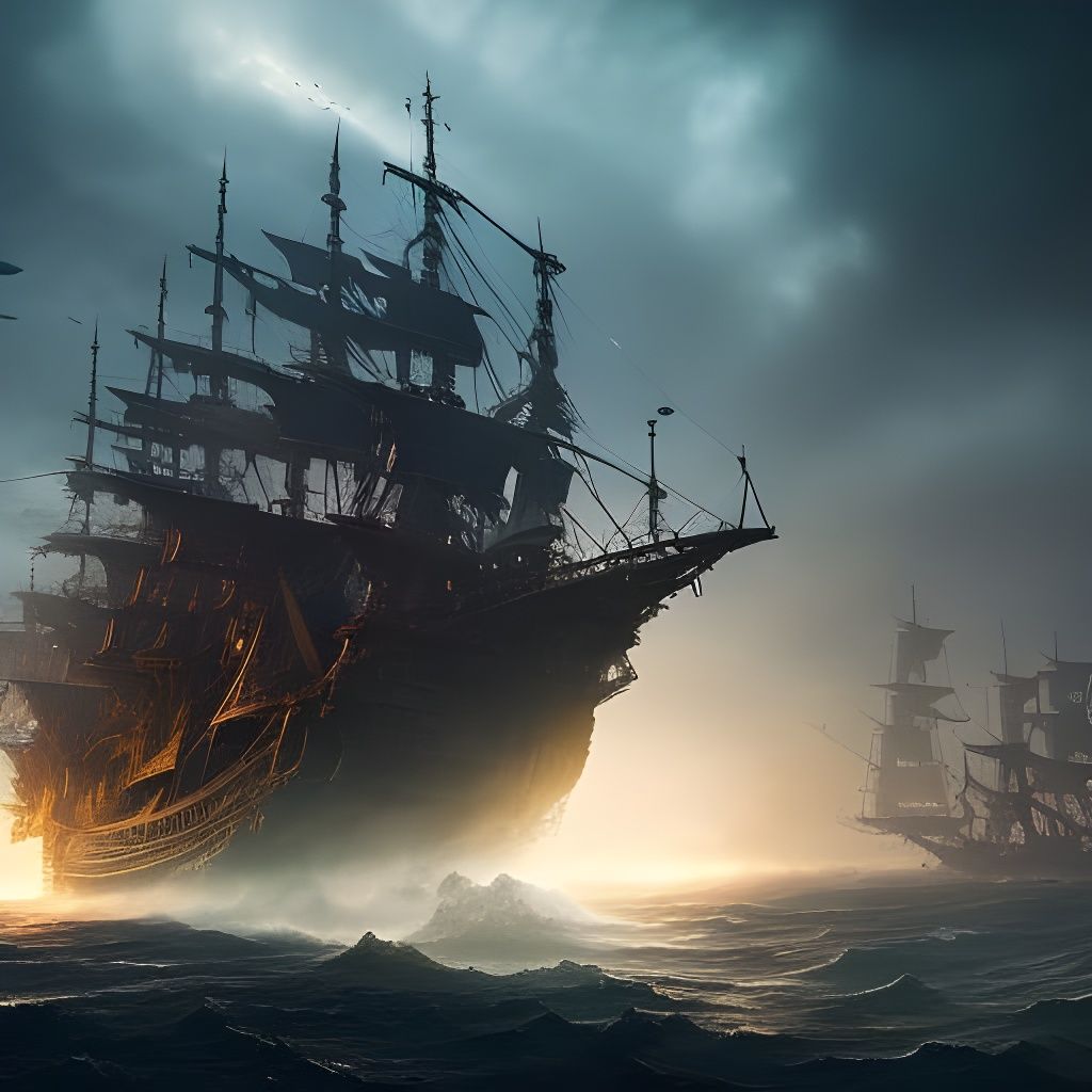 Ships - AI Generated Artwork - NightCafe Creator