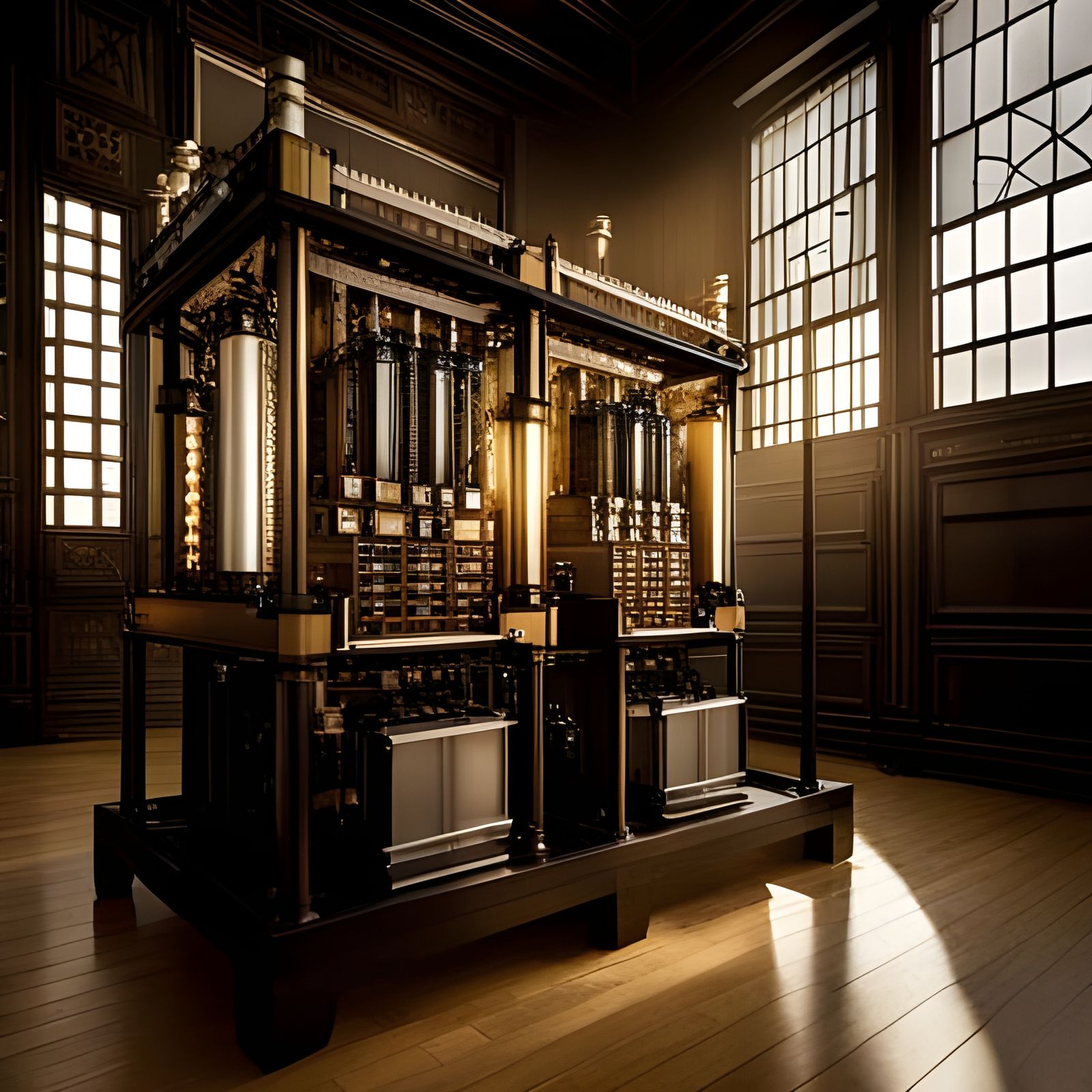 Difference Engine - 1819-1822 First Calculator: Charles Babbage: Programmed by Ada Lovelace  by @DBFISH