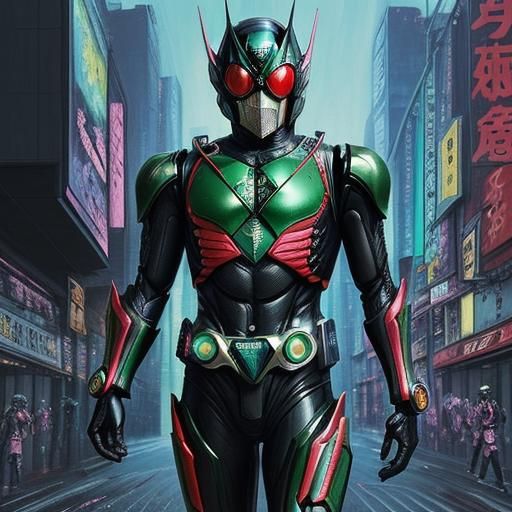 Kamen Rider - Ai Generated Artwork - Nightcafe Creator