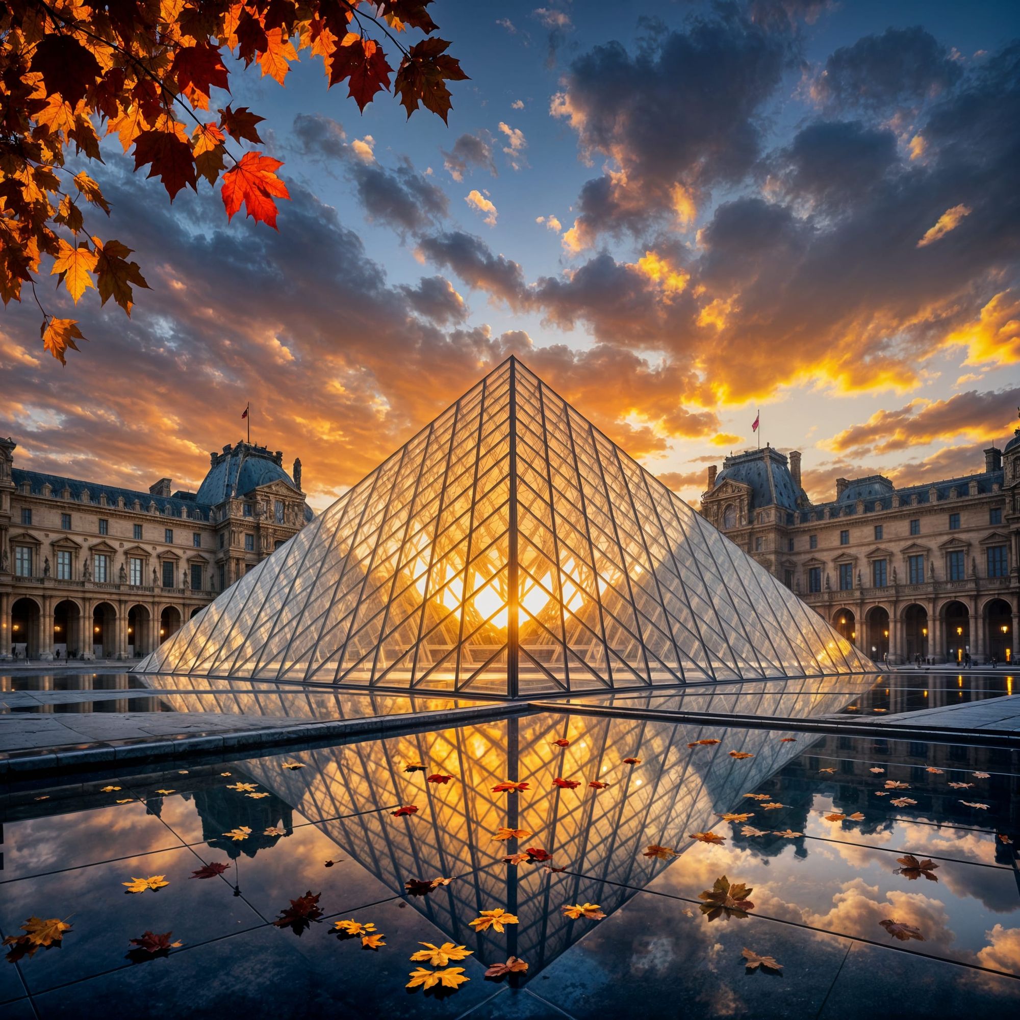 The Louvre in October