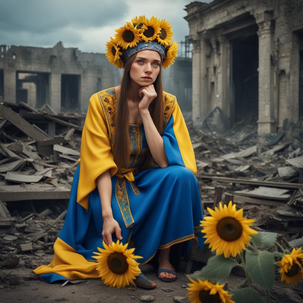 Ukraine - Соняшники. Символ України 🌻 - AI Generated Artwork ...