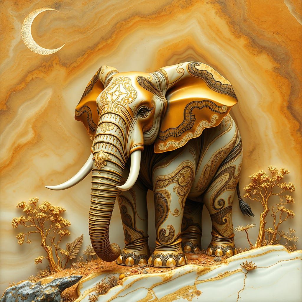 L'éléphante Agatha  by @BIOCEANE