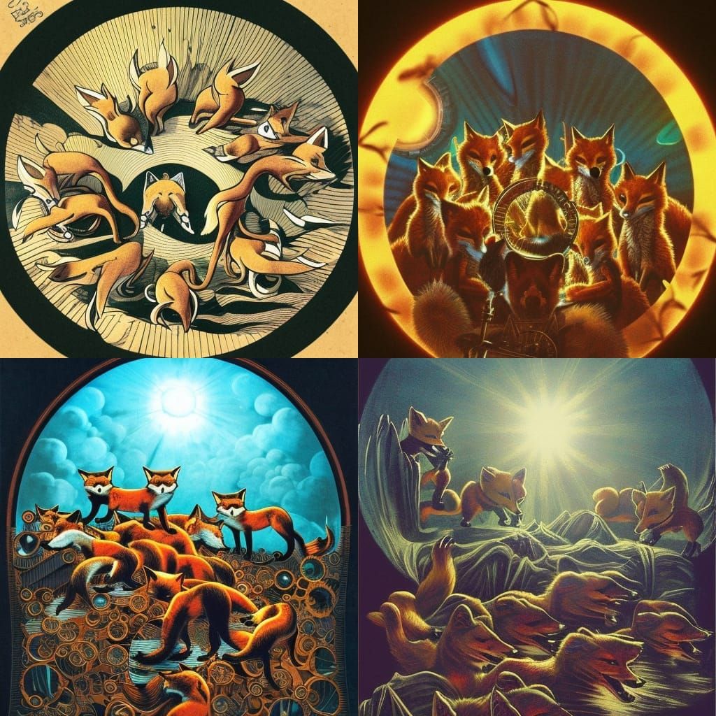 Packs of foxes through the ages