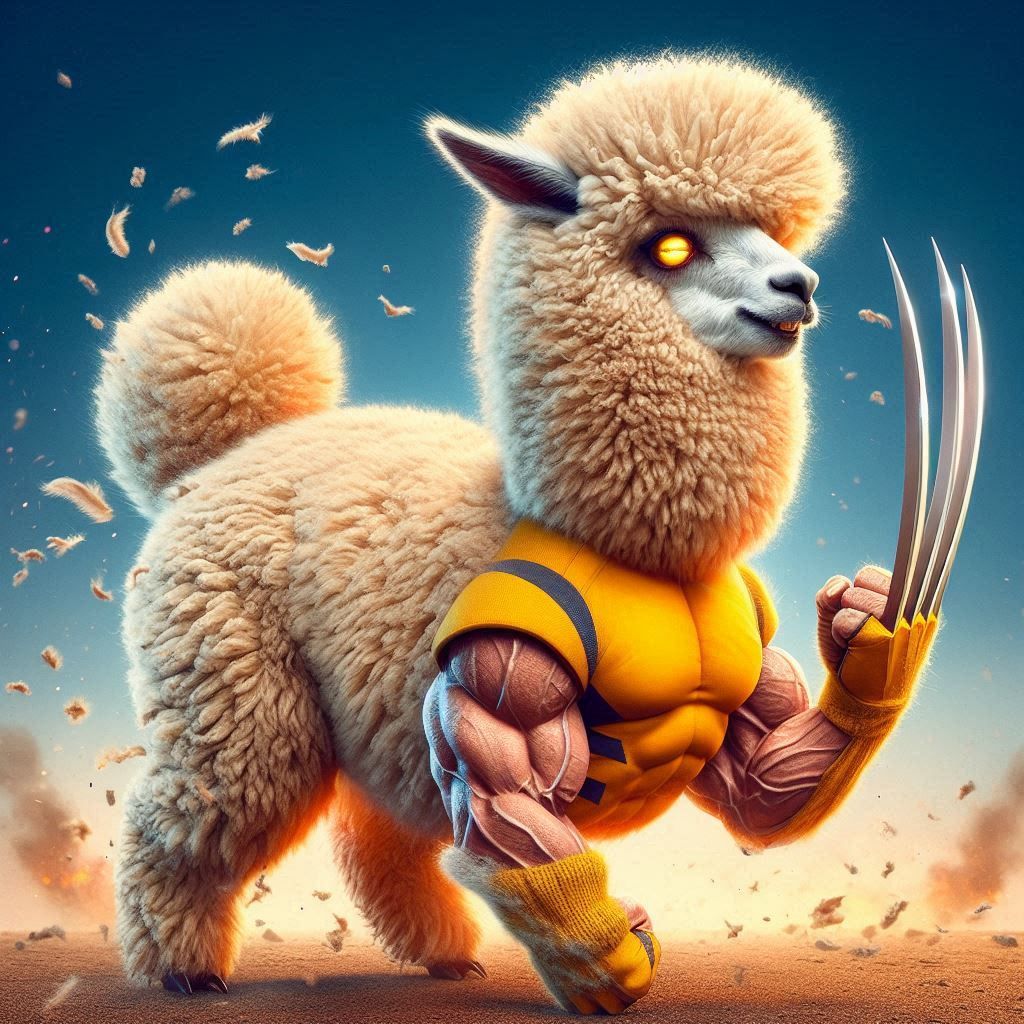 Alpaca + Wolverine = Woolverine