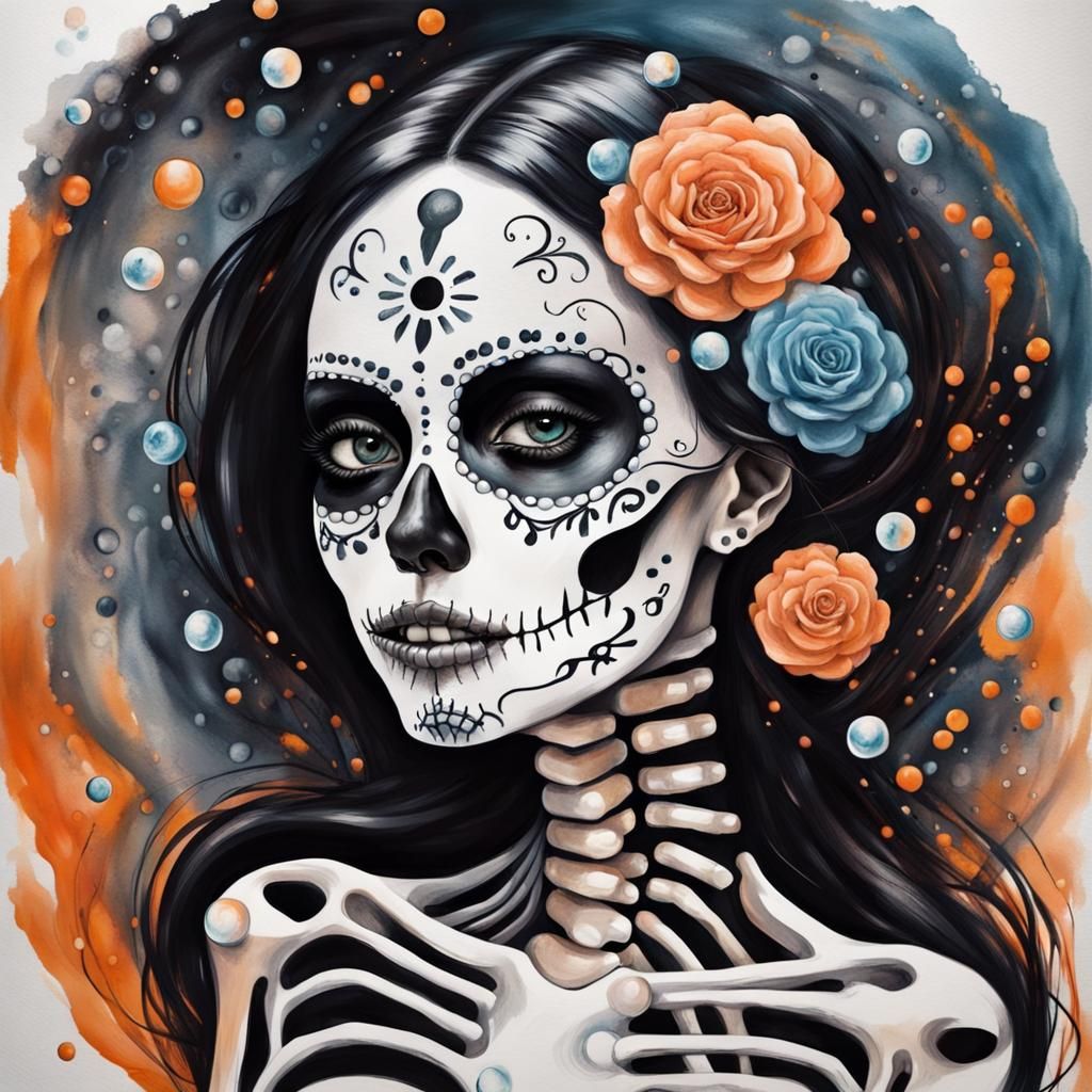 Friday the thirteenth Ebony and Ivory Day of the Dead
