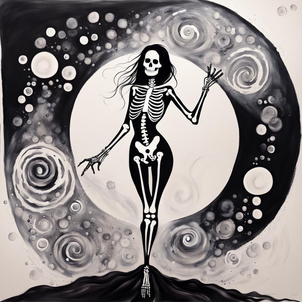 Friday the thirteenth Ebony and Ivory Day of the Dead