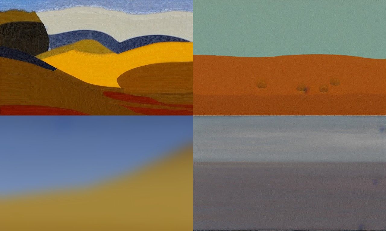 Landscape in the style of Postminimalism