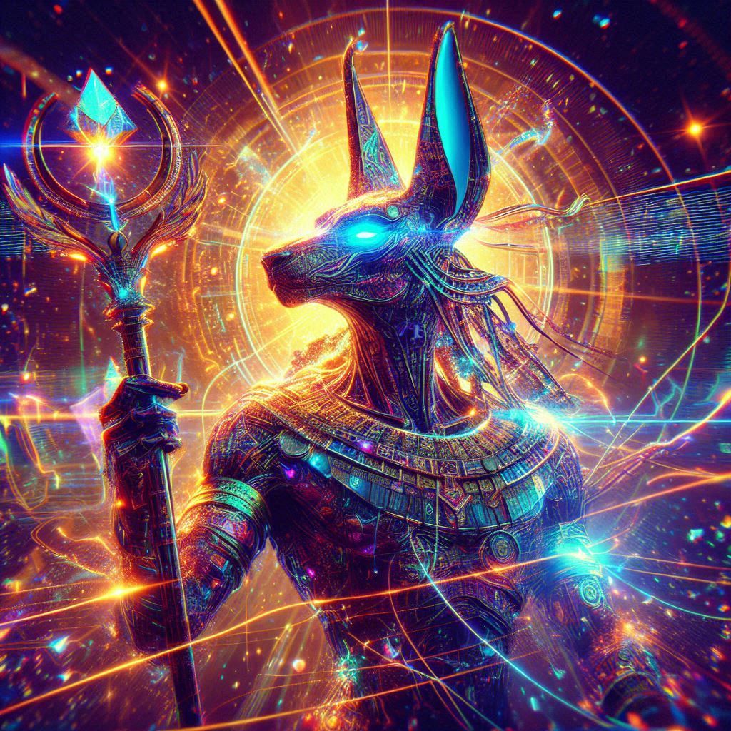 Glitched Anubis