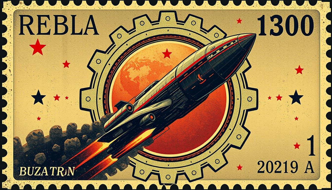 Space Stamps Russian Edition 4