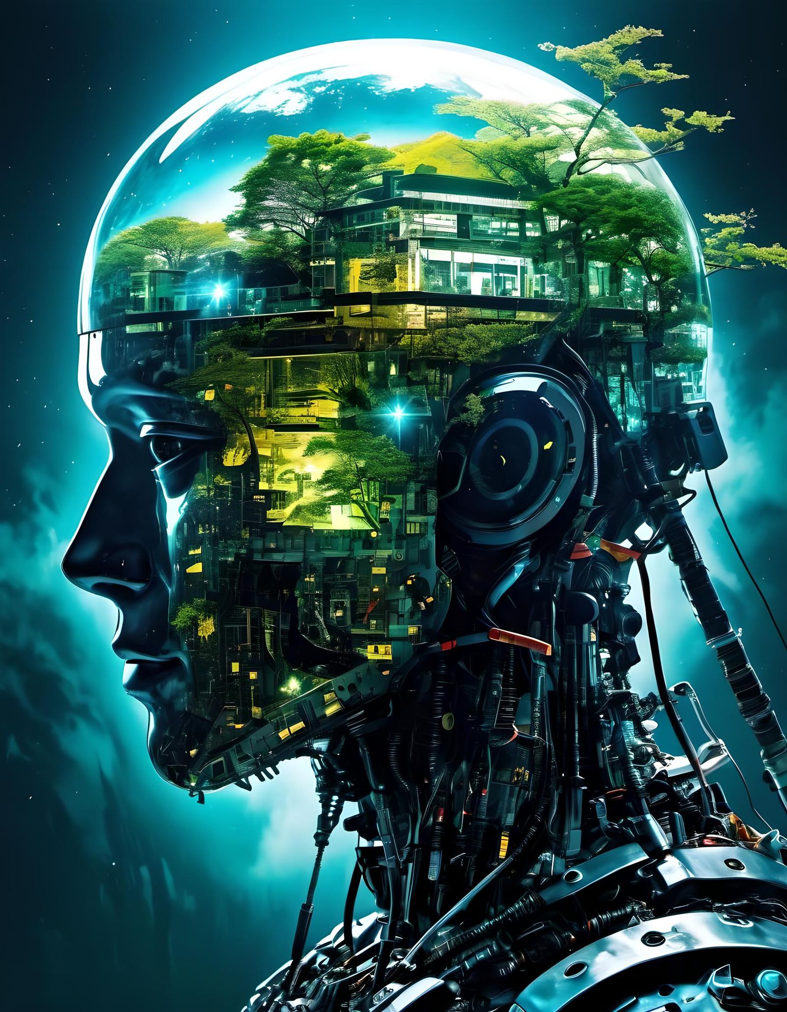 a biopunk future   by @nana