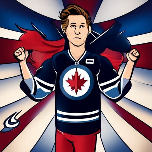 Winnipeg Jets Sports Fan Art AI Generated Artwork NightCafe Creator