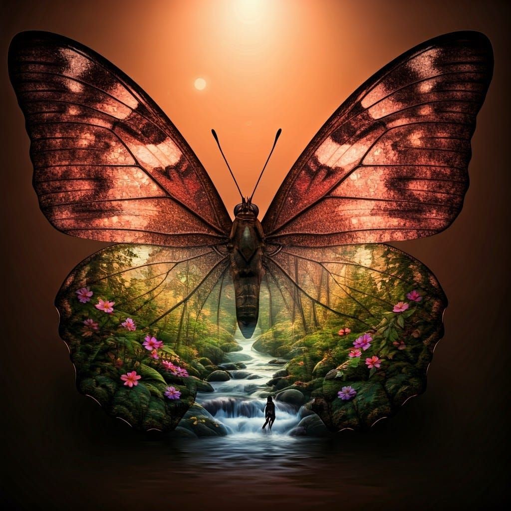 Butter fly  by @Dometi George